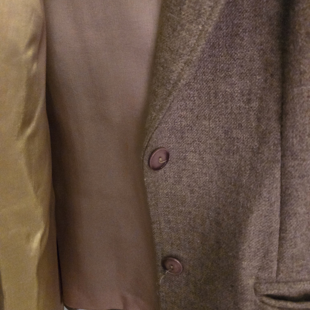 Vintage SEARS, The Fashion Pace Women's Brown Wool Blazer - Picture 4 of 8